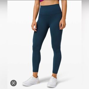 Lululemon Submarine Wunder Train Leggings 25”